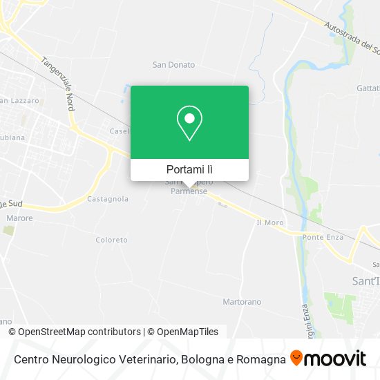 Mappa Centro Neurologico Veterinario
