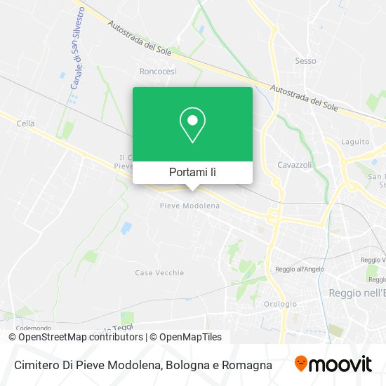 Mappa Cimitero Di Pieve Modolena