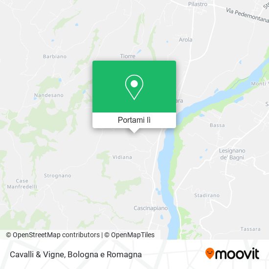 Mappa Cavalli & Vigne