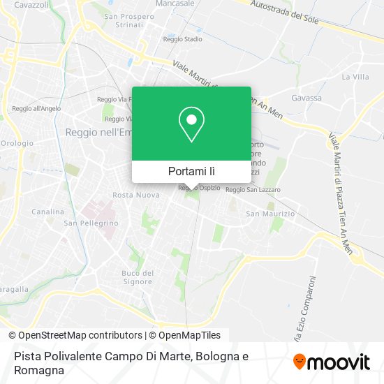 Mappa Pista Polivalente Campo Di Marte