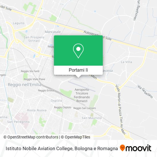 Mappa Istituto Nobile Aviation College