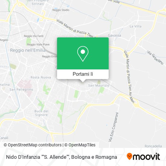 Mappa Nido D'Infanzia ""S. Allende""