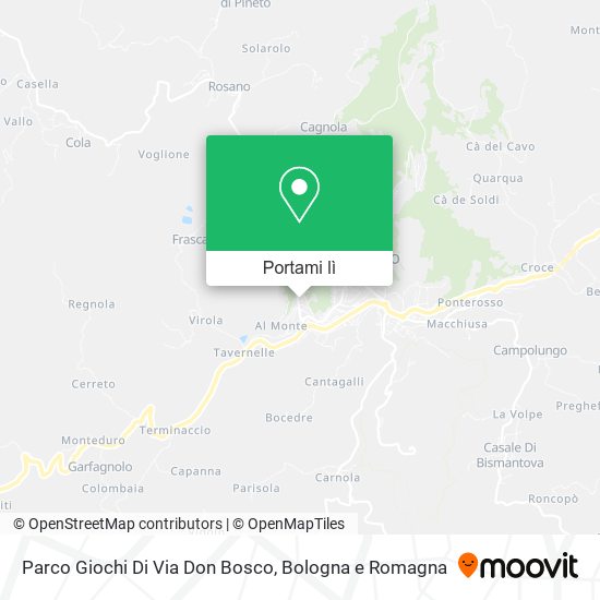 Mappa Parco Giochi Di Via Don Bosco