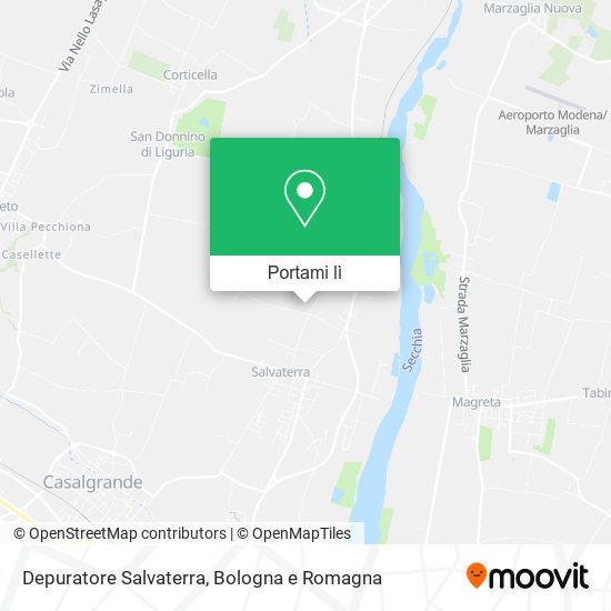 Mappa Depuratore Salvaterra