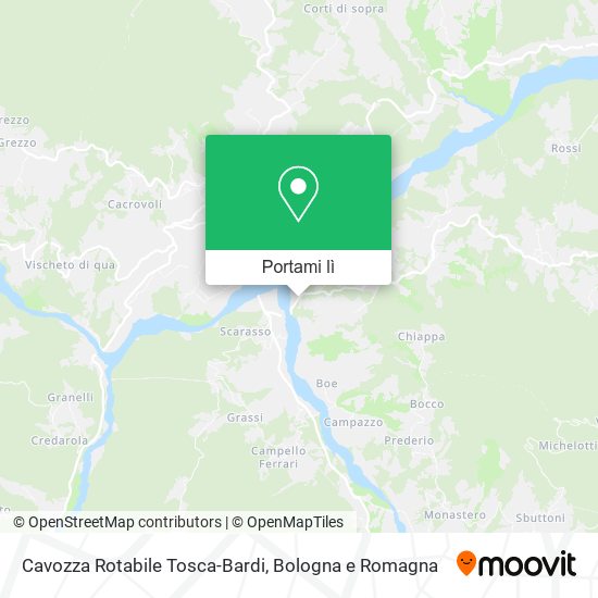 Mappa Cavozza Rotabile Tosca-Bardi