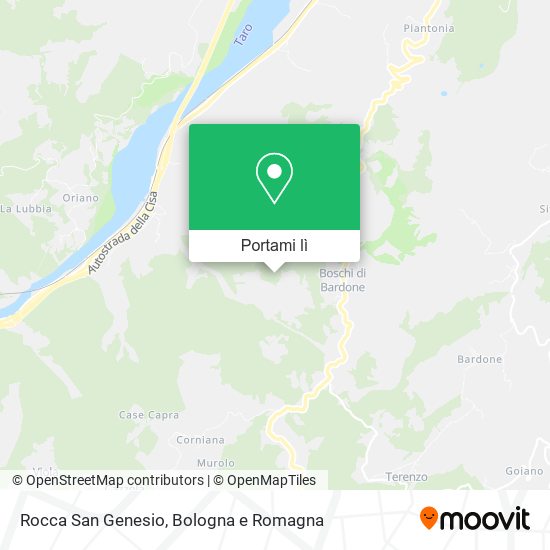 Mappa Rocca San Genesio