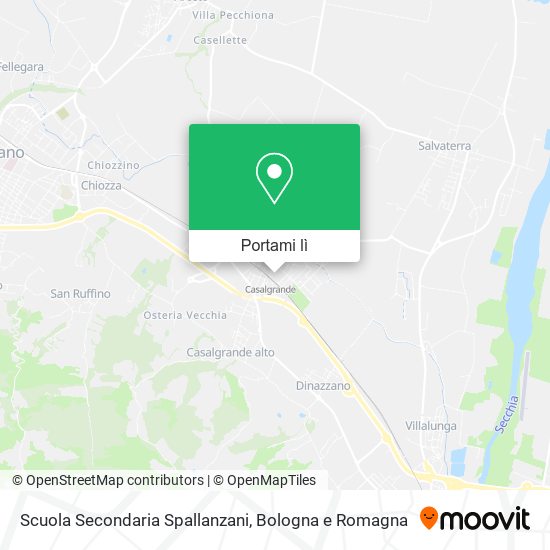 Mappa Scuola Secondaria Spallanzani