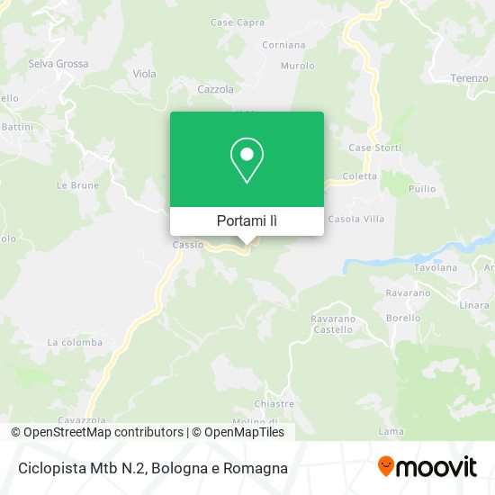 Mappa Ciclopista Mtb N.2