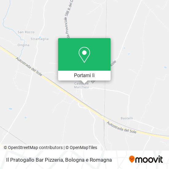 Mappa Il Pratogallo Bar Pizzeria