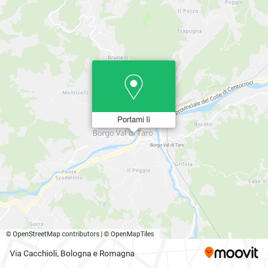 Mappa Via Cacchioli
