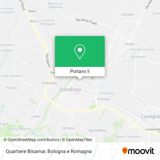 Mappa Quartiere Bisamar
