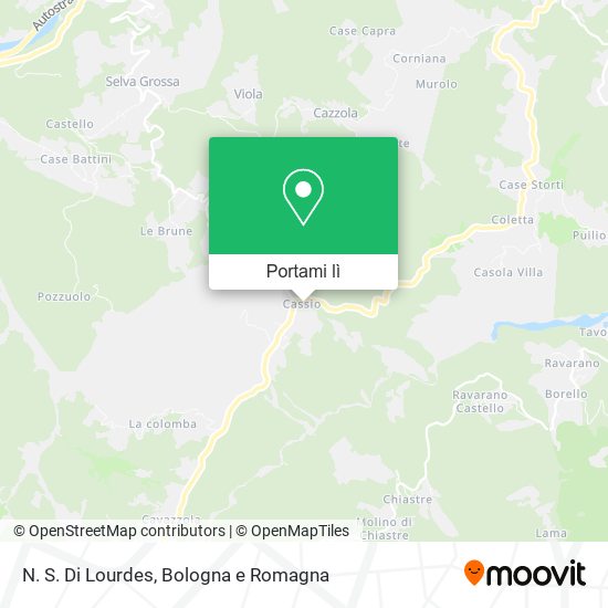 Mappa N. S. Di Lourdes
