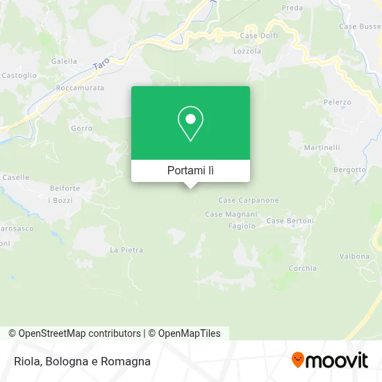 Mappa Riola