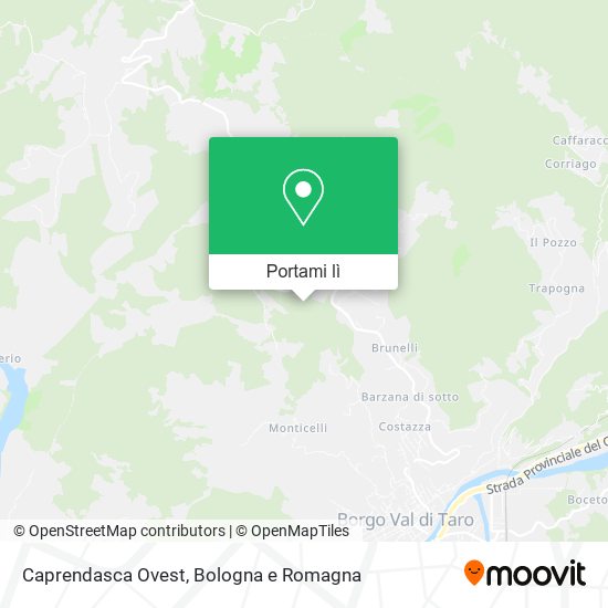 Mappa Caprendasca Ovest