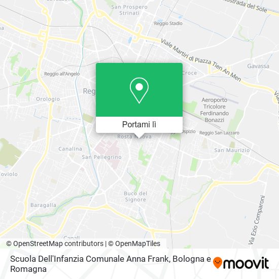 Mappa Scuola Dell'Infanzia Comunale Anna Frank
