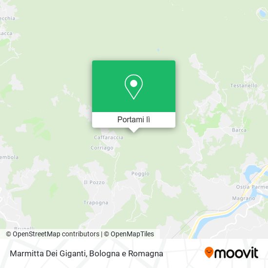 Mappa Marmitta Dei Giganti
