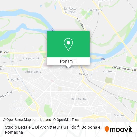 Mappa Studio Legale E Di Archittetura Gallidolfi