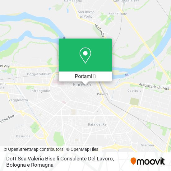 Mappa Dott.Ssa Valeria Biselli Consulente Del Lavoro
