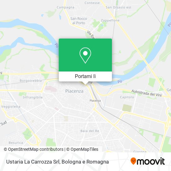 Mappa Ustaria La Carrozza Srl