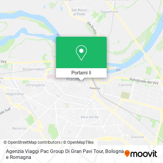 Mappa Agenzia Viaggi Pac Group Di Gran Pavi Tour
