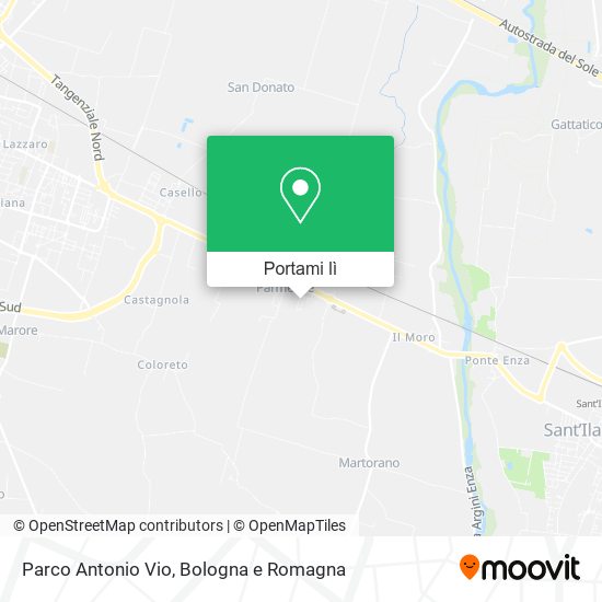 Mappa Parco Antonio Vio