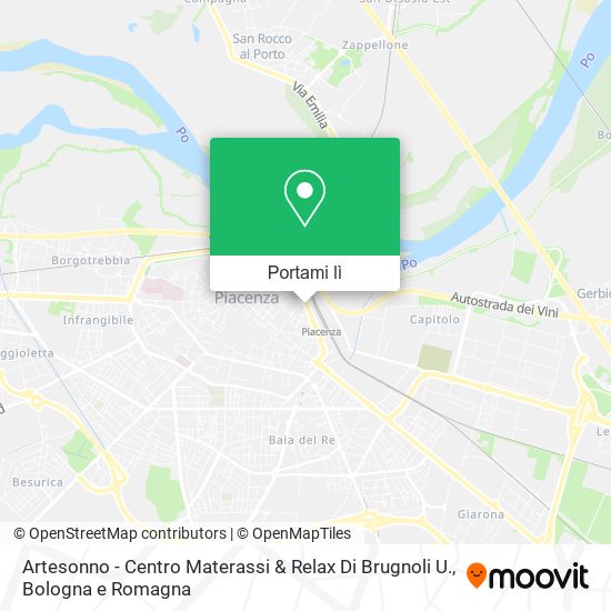 Mappa Artesonno - Centro Materassi & Relax Di Brugnoli U.
