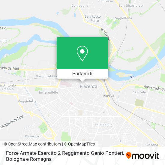 Mappa Forze Armate Esercito 2 Reggimento Genio Pontieri