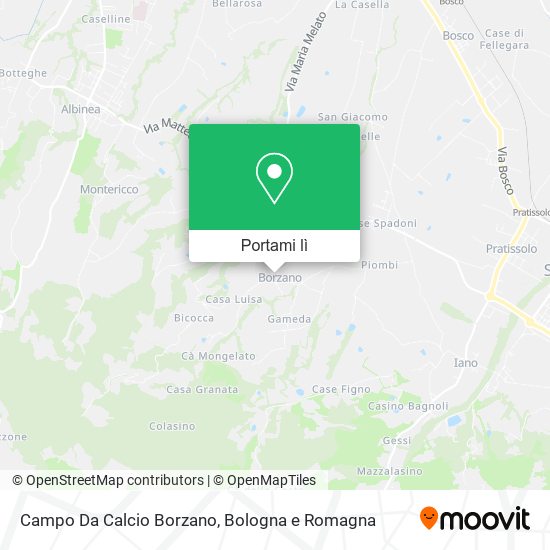 Mappa Campo Da Calcio Borzano