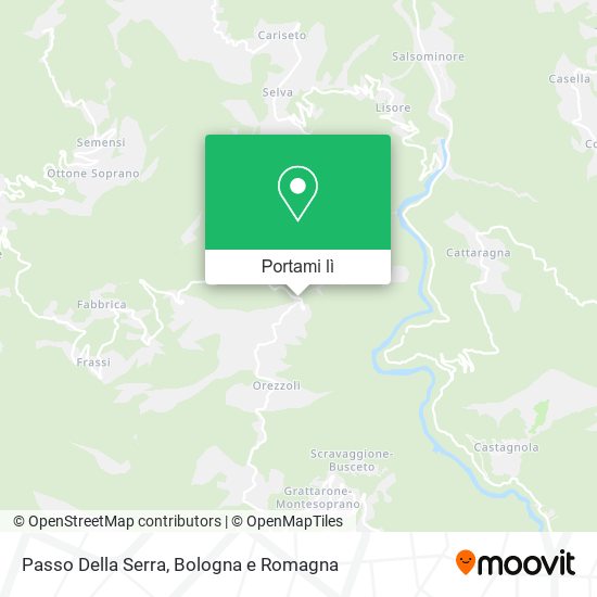 Mappa Passo Della Serra