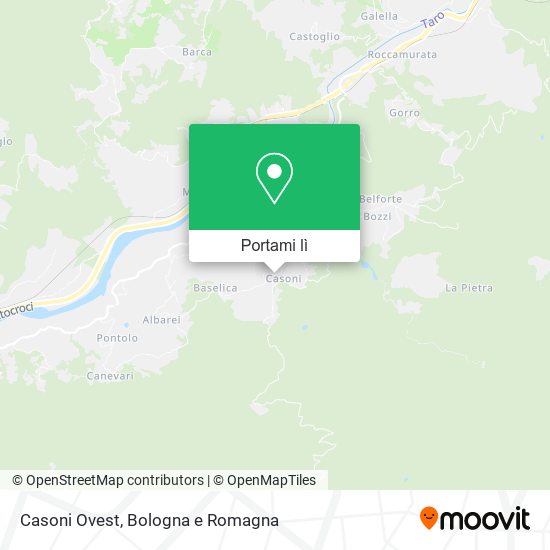 Mappa Casoni Ovest