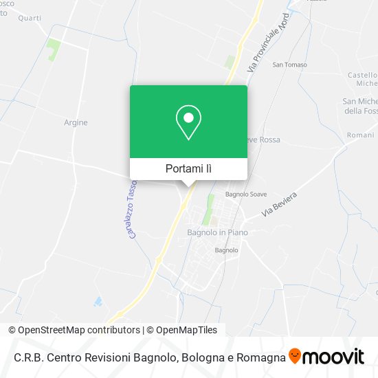 Mappa C.R.B. Centro Revisioni Bagnolo