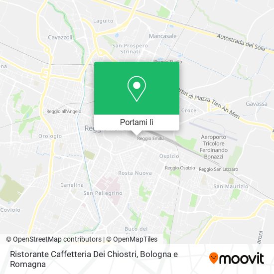 Mappa Ristorante Caffetteria Dei Chiostri
