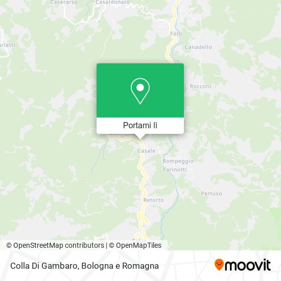 Mappa Colla Di Gambaro