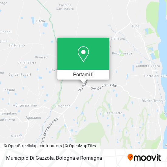 Mappa Municipio Di Gazzola