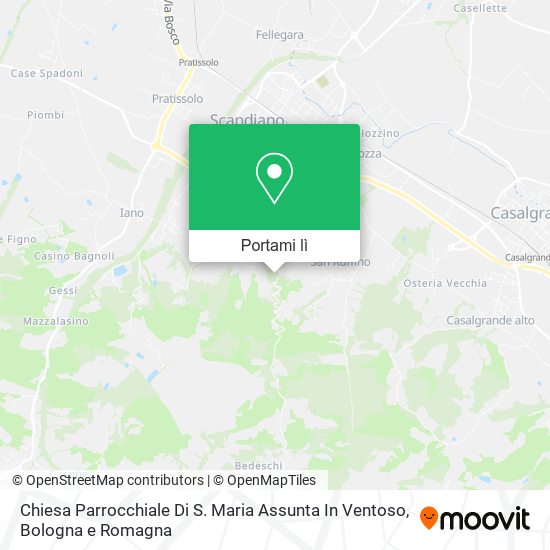 Mappa Chiesa Parrocchiale Di S. Maria Assunta In Ventoso