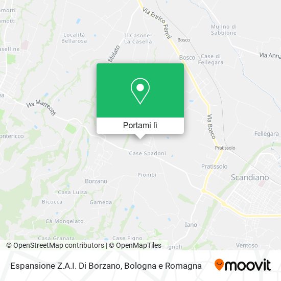 Mappa Espansione Z.A.I. Di Borzano