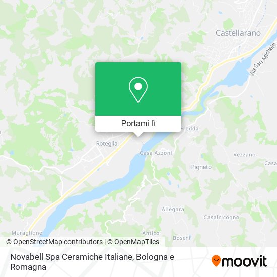 Mappa Novabell Spa Ceramiche Italiane