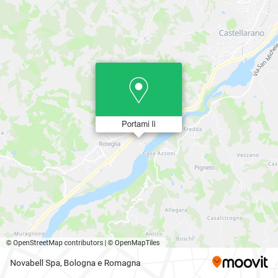 Mappa Novabell Spa