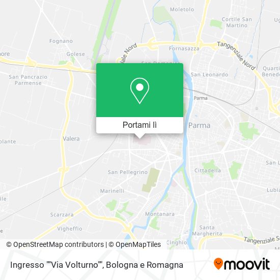 Mappa Ingresso ""Via Volturno""