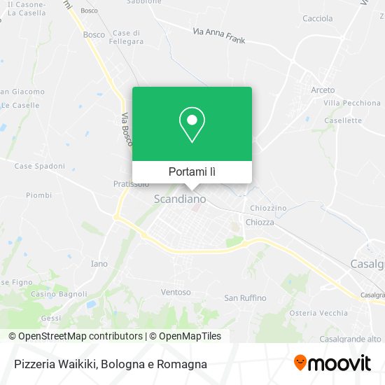 Mappa Pizzeria Waikiki