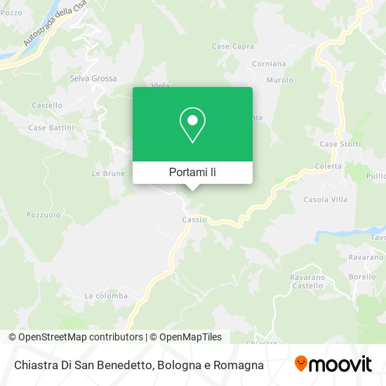 Mappa Chiastra Di San Benedetto