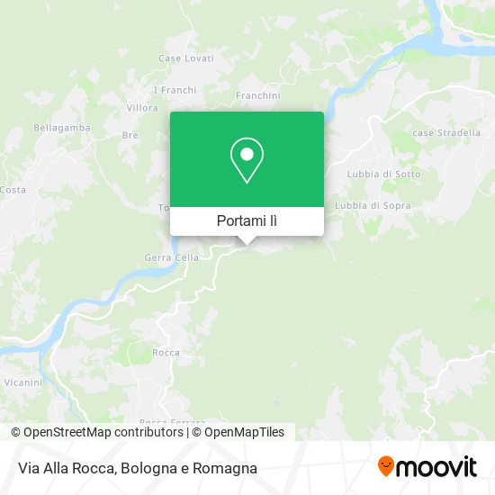 Mappa Via Alla Rocca