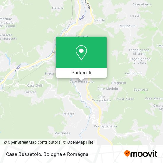 Mappa Case Bussetolo