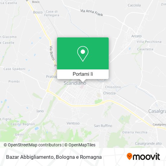 Mappa Bazar Abbigliamento