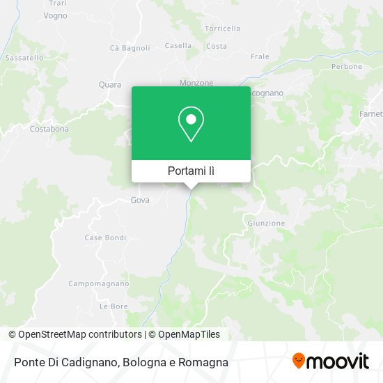 Mappa Ponte Di Cadignano