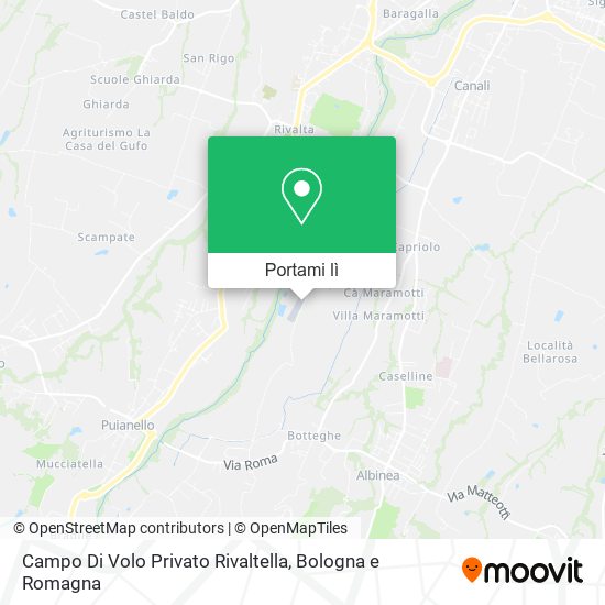 Mappa Campo Di Volo Privato Rivaltella