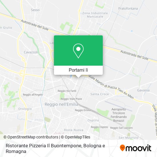 Mappa Ristorante Pizzeria Il Buontempone