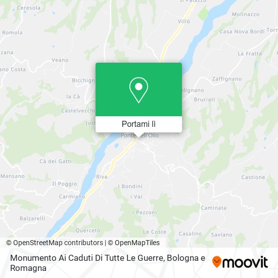 Mappa Monumento Ai Caduti Di Tutte Le Guerre