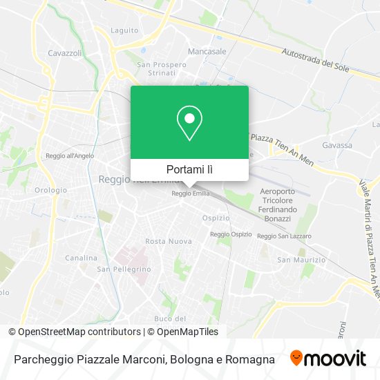 Mappa Parcheggio Piazzale Marconi