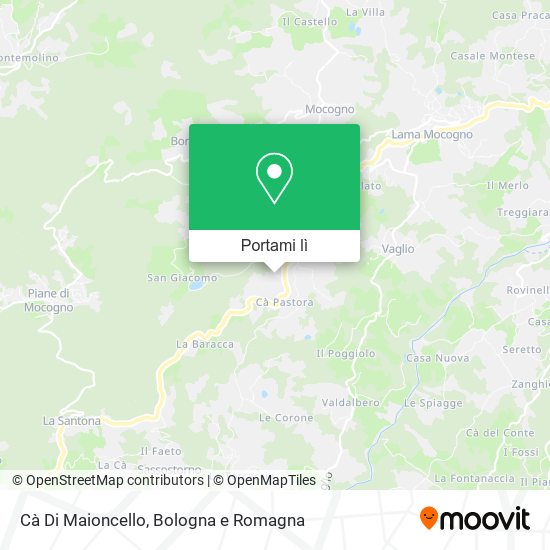 Mappa Cà Di Maioncello